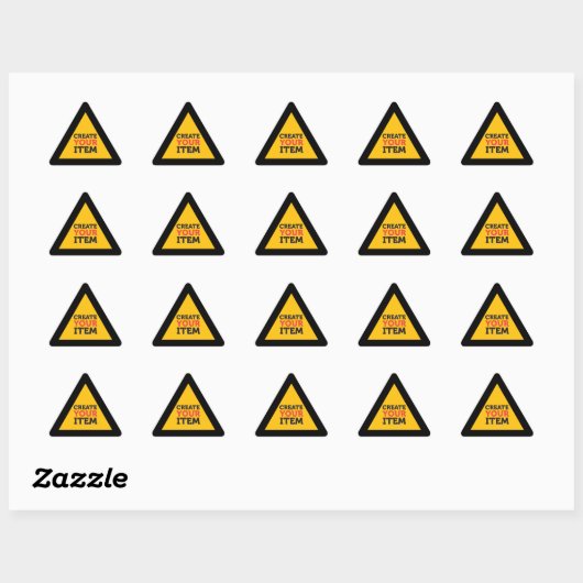 MAAK-JE-EIGEN Aangepast ontwerp uploaden Verkeersb Sticker (Vel)