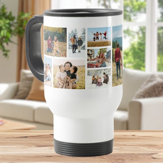Maak Je Eigen Aangepaste 12 Foto Collage Reisbeker