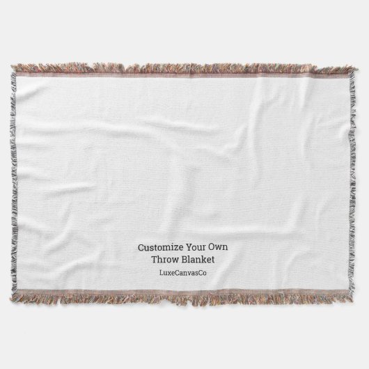 Maak je eigen aangepaste 137cm x 97cm deken (Voorkant)