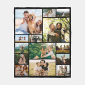 Maak Je Eigen Aangepaste 14 Foto Collage Fleece Deken (Voorkant)