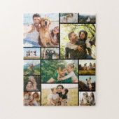 Maak Je Eigen Aangepaste 14 Foto Collage Legpuzzel (Verticaal)