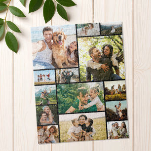 Maak Je Eigen Aangepaste 14 Foto Collage Legpuzzel