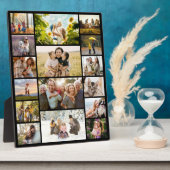 Maak Je Eigen Aangepaste 16 Foto Collage Fotoplaat (Zijkant)
