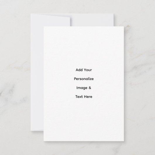 maak je eigen aangepaste 3.5" x 5" platte kaart (Voorkant)