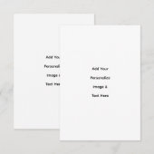 maak je eigen aangepaste 3.5" x 5" platte kaart (Voorkant / Achterkant)