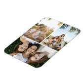 Maak Je Eigen Aangepaste 3 Foto Collage Magneet (Linkerzijde)