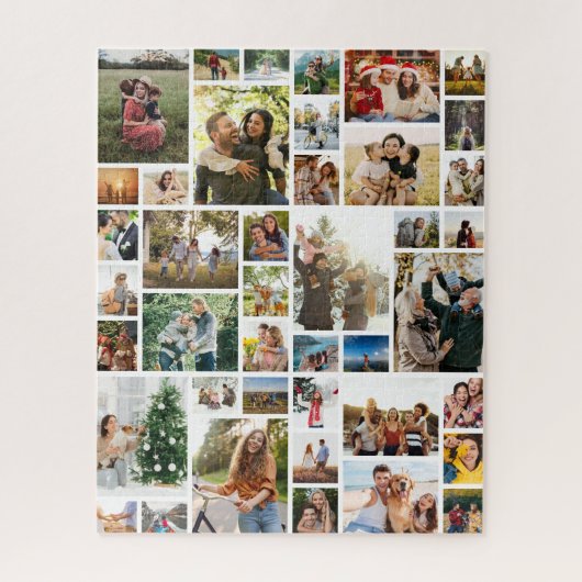 Maak Je Eigen Aangepaste 42 Foto Collage Legpuzzel (Verticaal)