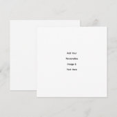 maak je eigen aangepaste 5.25" x 5.25" platte kaar (Voorkant / Achterkant)