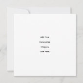 maak je eigen aangepaste 5.25" x 5.25" platte kaar (Achterkant)