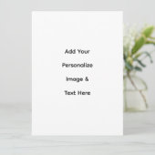 maak je eigen aangepaste 5.5" x 7.5" platte kaart (Staand voorkant)
