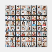 Maak Je Eigen Aangepaste 64 Foto Collage Magneet (Voorkant)