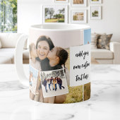 Maak Je Eigen Aangepaste 6 Foto Collage Met Tekst Koffiemok