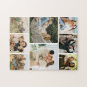 Maak Je Eigen Aangepaste 8 Foto Collage Legpuzzel (Horizontaal)