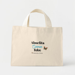 Maak Je Eigen Aangepaste Abuelita Zak van Plezieri Mini Tote Bag