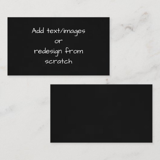 Maak je eigen aangepaste advieskaart (Voorkant / Achterkant)