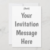 Maak je eigen aangepaste afbeelding 5"x7" Trouwfee Kaart (Achterkant)
