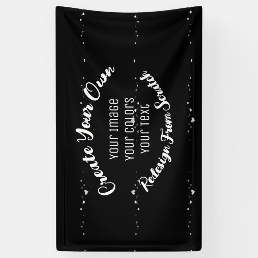 Maak Je Eigen Aangepaste Afbeelding Spandoek (Verticaal)