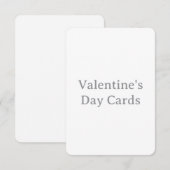 Maak je eigen aangepaste afgeronde Valentijnsdag (Voorkant / Achterkant)