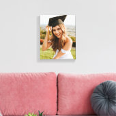 Maak Je Eigen Aangepaste Afstudeerfoto Canvas Afdruk (Insitu (Woonkamer))