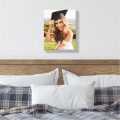 Maak Je Eigen Aangepaste Afstudeerfoto Canvas Afdruk (Insitu (Slaapkamer))