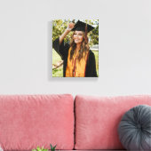 Maak Je Eigen Aangepaste Afstudeerfoto Canvas Afdruk (Insitu (Woonkamer))