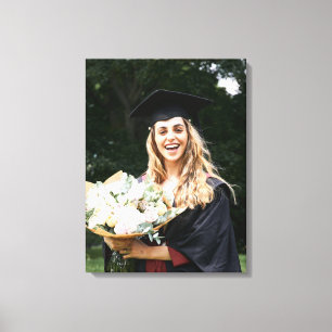 Maak Je Eigen Aangepaste Afstudeerfoto Canvasprint Canvas Afdruk