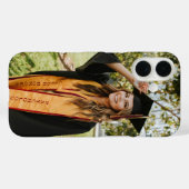 Maak Je Eigen Aangepaste Afstudeerfoto Case-Mate iPhone Case (Achterkant (horizontaal))