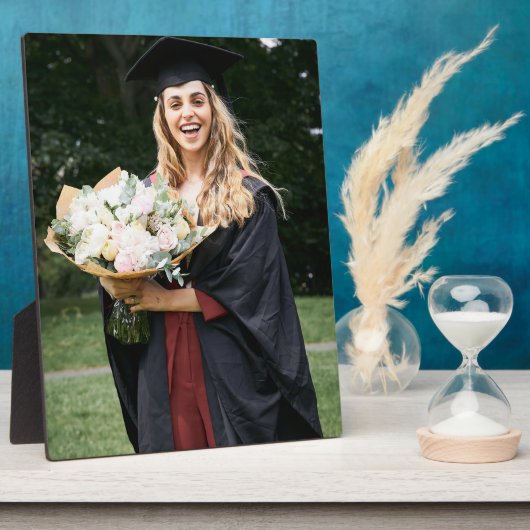Maak Je Eigen Aangepaste Afstudeerfoto Fotoplaat (Zijkant)