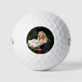 Maak Je Eigen Aangepaste Afstudeerfoto Golfballen (Voorkant)