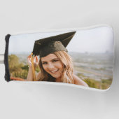 Maak Je Eigen Aangepaste Afstudeerfoto Golfheadcover (Voorkant)