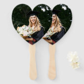 Maak Je Eigen Aangepaste Afstudeerfoto Handwaaier (Voorkant en achterkant)