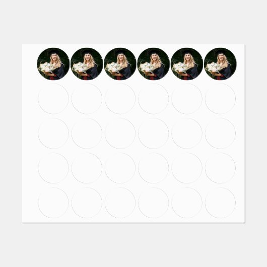 Maak Je Eigen Aangepaste Afstudeerfoto Labels (Vel)