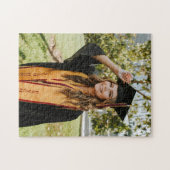 Maak Je Eigen Aangepaste Afstudeerfoto Legpuzzel (Horizontaal)