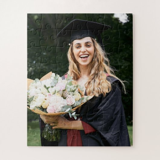 Maak Je Eigen Aangepaste Afstudeerfoto Legpuzzel (Verticaal)