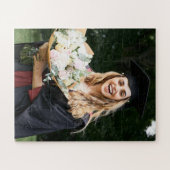 Maak Je Eigen Aangepaste Afstudeerfoto Legpuzzel (Horizontaal)
