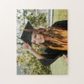 Maak Je Eigen Aangepaste Afstudeerfoto Legpuzzel (Verticaal)