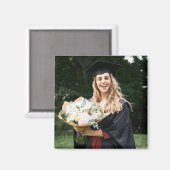 Maak Je Eigen Aangepaste Afstudeerfoto Magneet (Voorkant / Achterkant)