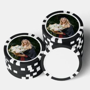 Maak Je Eigen Aangepaste Afstudeerfoto Poker Chips