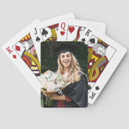 Maak Je Eigen Aangepaste Afstudeerfoto Pokerkaarten