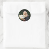 Maak Je Eigen Aangepaste Afstudeerfoto Ronde Sticker (Tas)