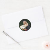 Maak Je Eigen Aangepaste Afstudeerfoto Ronde Sticker (Envelop)