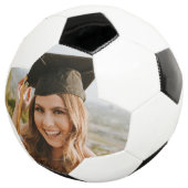 Maak Je Eigen Aangepaste Afstudeerfoto Voetbal (Drie kwart)