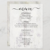 Maak Je Eigen Aangepaste Antieke Sleutel Menu (Voorkant / Achterkant)