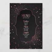 Maak je eigen aangepaste Art Deco ingelijste sterr Menu (Voorkant)