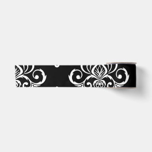 Maak je eigen aangepaste B&W Damast Satijnen Lint