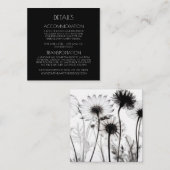 Maak Je Eigen Aangepaste B&W Röntgenfoto Wilde Blo Informatiekaartje (Voorkant / Achterkant)