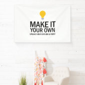 Maak Je Eigen Aangepaste Banner | Gepersonaliseerd (Insitu)