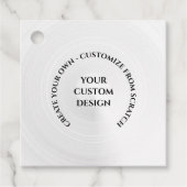 Maak je eigen aangepaste bedankjes labels (Voorkant)