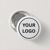 Maak je eigen aangepaste bedrijfslogo 1¼ Inc knop Ronde Button 3,2 Cm (Voorkant /achterkant)