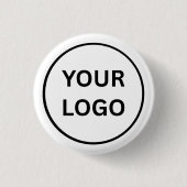 Maak je eigen aangepaste bedrijfslogo 1¼ Inc knop Ronde Button 3,2 Cm (Voorkant)